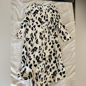 Tickled Teal Leopard Print Dress